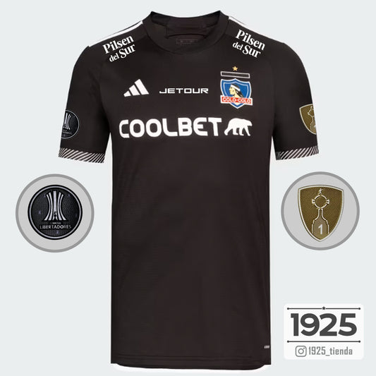 Camiseta Colo Colo Adidas 2024 - Color negro - EDICIÓN COPA LIBERTADORES
