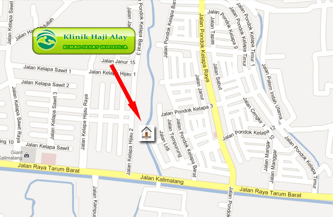 Peta alamat Klinik Haji Alay